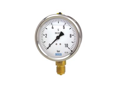 Đồng hồ áp suất chân sau WIKA 63mm