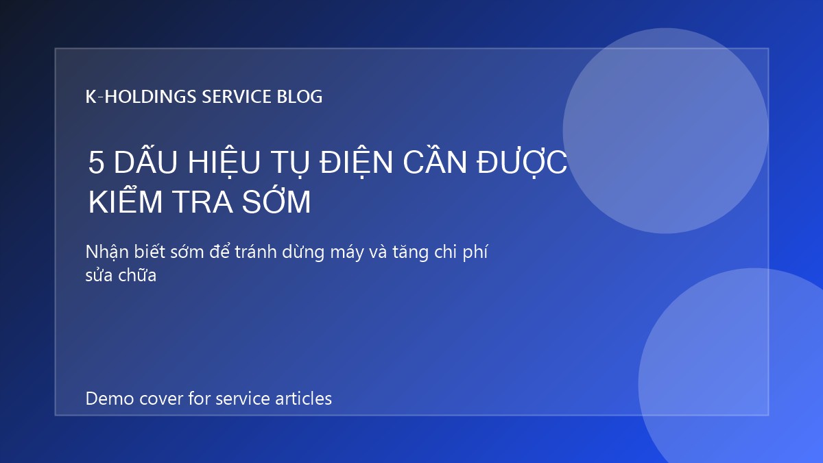 Tủ điện điều khiển trung tâm MCC