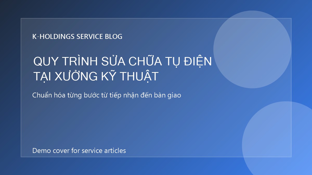 Tủ điện điều khiển trung tâm MCC