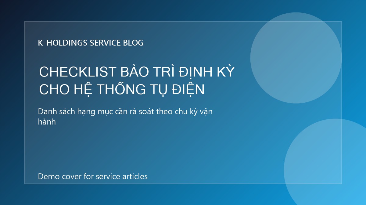 Tủ điện ATS chuyển nguồn tự động